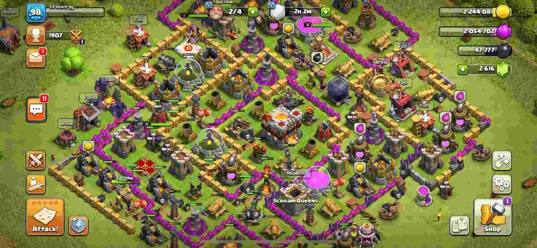 game Clash of Clans mod hack