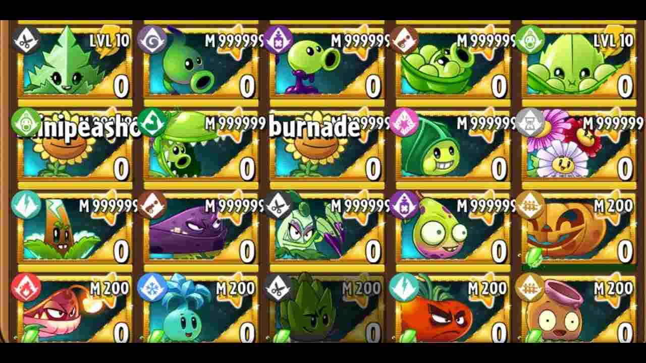 game plants vs zombies 2 mod