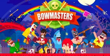 Bowmasters 6.1.1 MOD Menu VIP, Lots of Money gems, all vip characters unlocked, no ads APK image