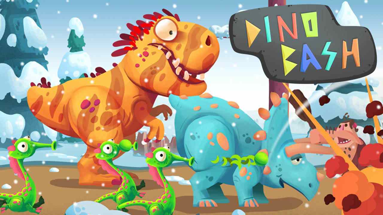 Dino Bash APK 1.10.3 Menu VIP, Unlimited Money apples gems, unlock all dinos