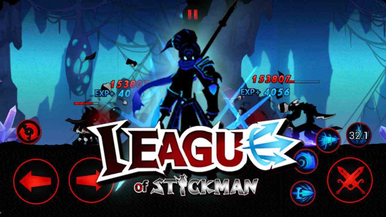 League of Stickman MOD APK 6.1.6  (Menu VIP, Rất Nhiều Tiền, Full Kim Cương, 1Hit, Hồi Chiêu, Máu APK