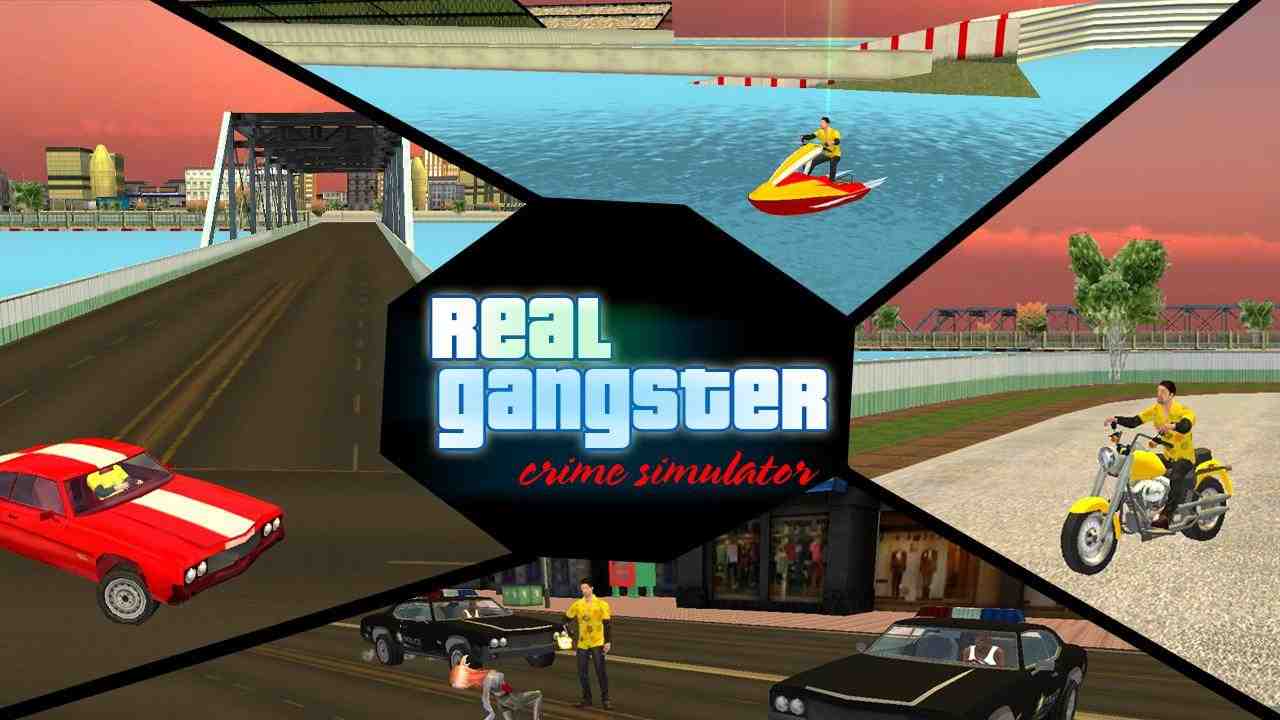 Tải Real Gangster Crime 6.1.1 MOD Menu VIP, Rất Nhiều Tiền, Full Kim Cương, Không Chết, Xe Độ APK