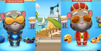 Tải Talking Tom Gold Run 7.4.1.6611 MOD VIP, Tiền, Kim Cương, Full Skin APK image