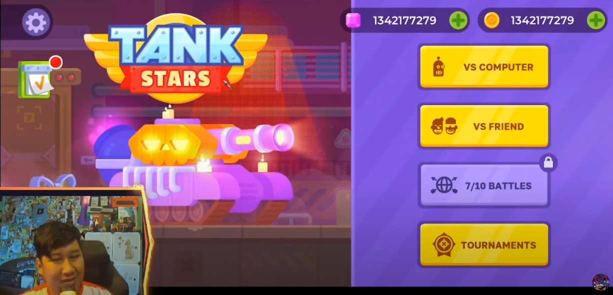 Tank Stars 2.5.3 MOD Menu VIP, Rất Nhiều Tiền, Full Xe Tăng, Vip, 1Hit, Không Bị Hạ Gục APK