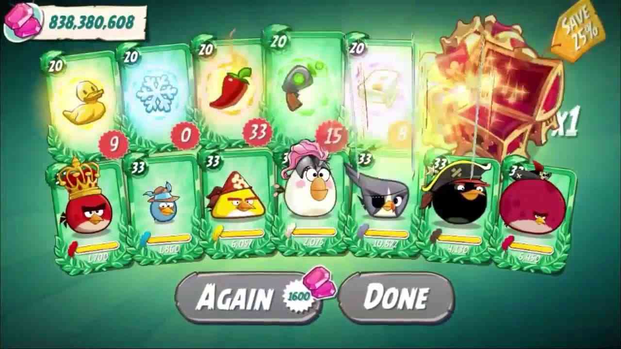 game Angry Birds 2 mod hack