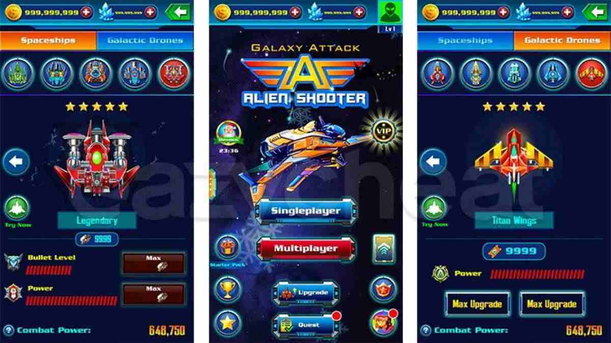 Galaxy Attack mod hack game