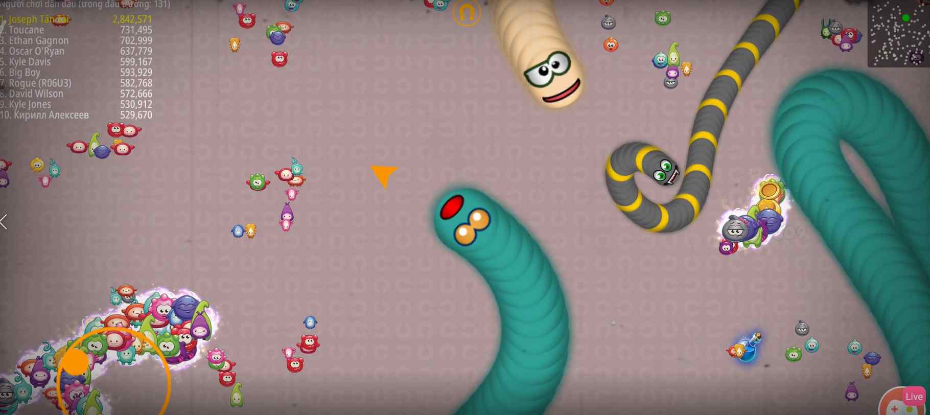 game Worms Zone.io mod