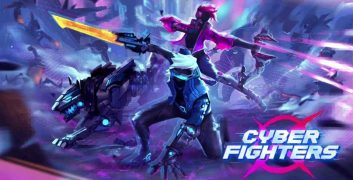 Cyber Fighters 1.12.12 MOD Menu VIP, Lots of Money gems, unlocked all characters, max level APK image