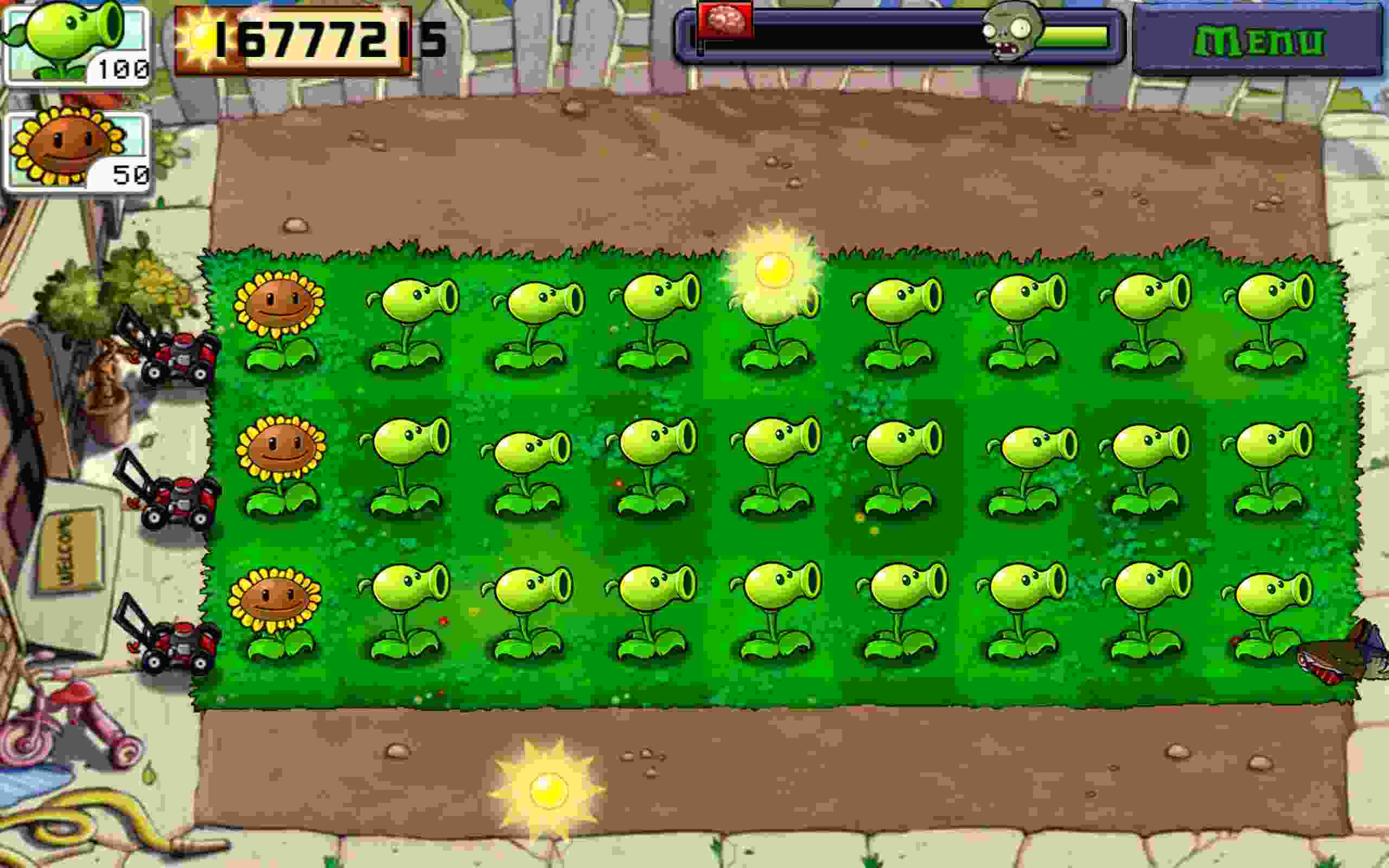 Plants vs Zombies mod apk