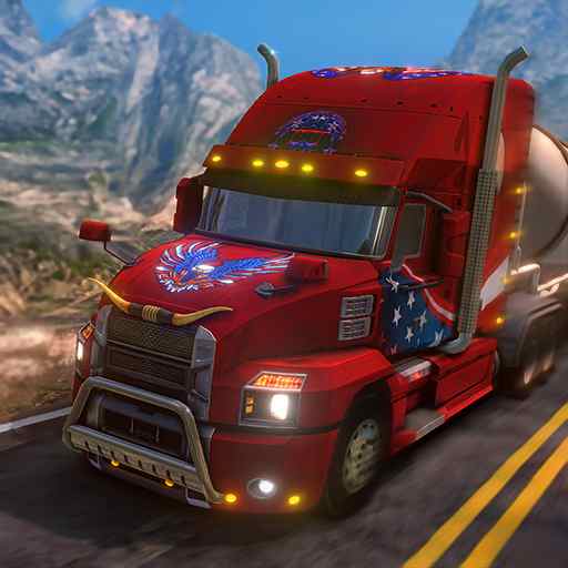 Truck Simulator USA 10.0.3 MOD Lots of Money Gold, Unlocked Cars APK icon