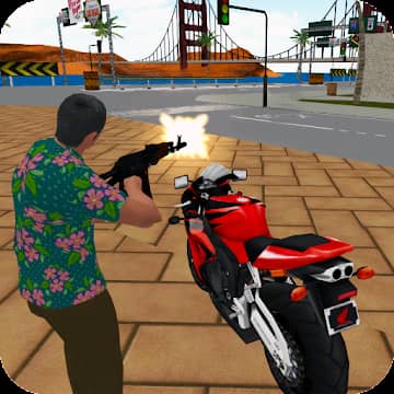 Tải Vegas Crime Simulator 6.4.8 MOD Menu VIP, Rất Nhiều  Full Tiền, Kim Cương, Không Bị Hạ Gục APK icon