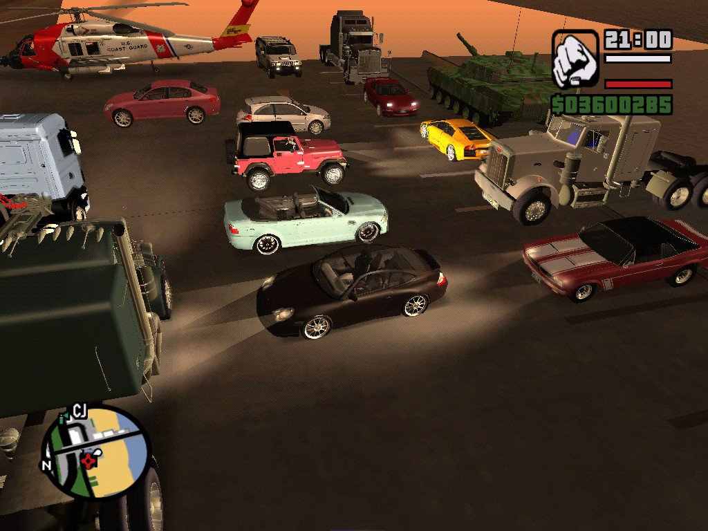 game Grand Theft Auto San Andreas mod hack