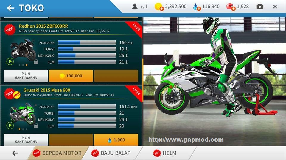 How to Download and Install Real Moto 2 MOD APK