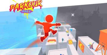 Parkour Race 1.11.1 MOD Lots of Money, Unlock Outfits APK image