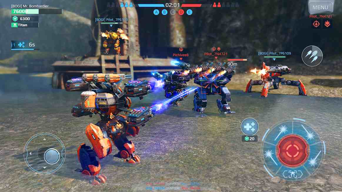 Tai War Robots PvP Multiplayer 