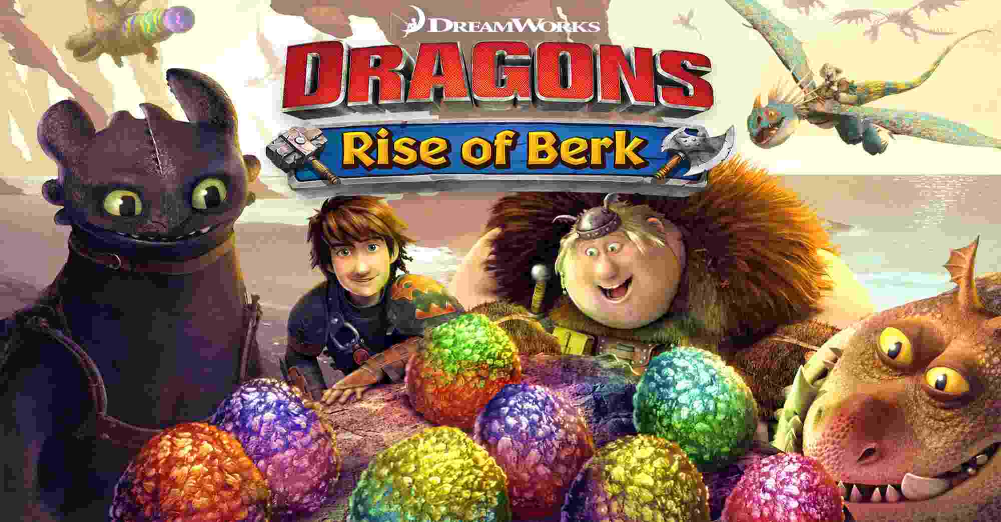 Dragons: Rise of Berk 1.61.12 MOD Unlimited Runes, Cards, Fish APK