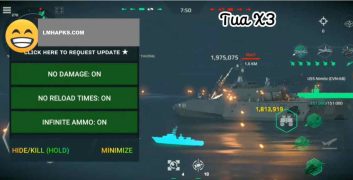 MODERN WARSHIPS 0.83.0.120515693 MOD Menu VIP, Lots of Money, gold, all ships unlocked APK image