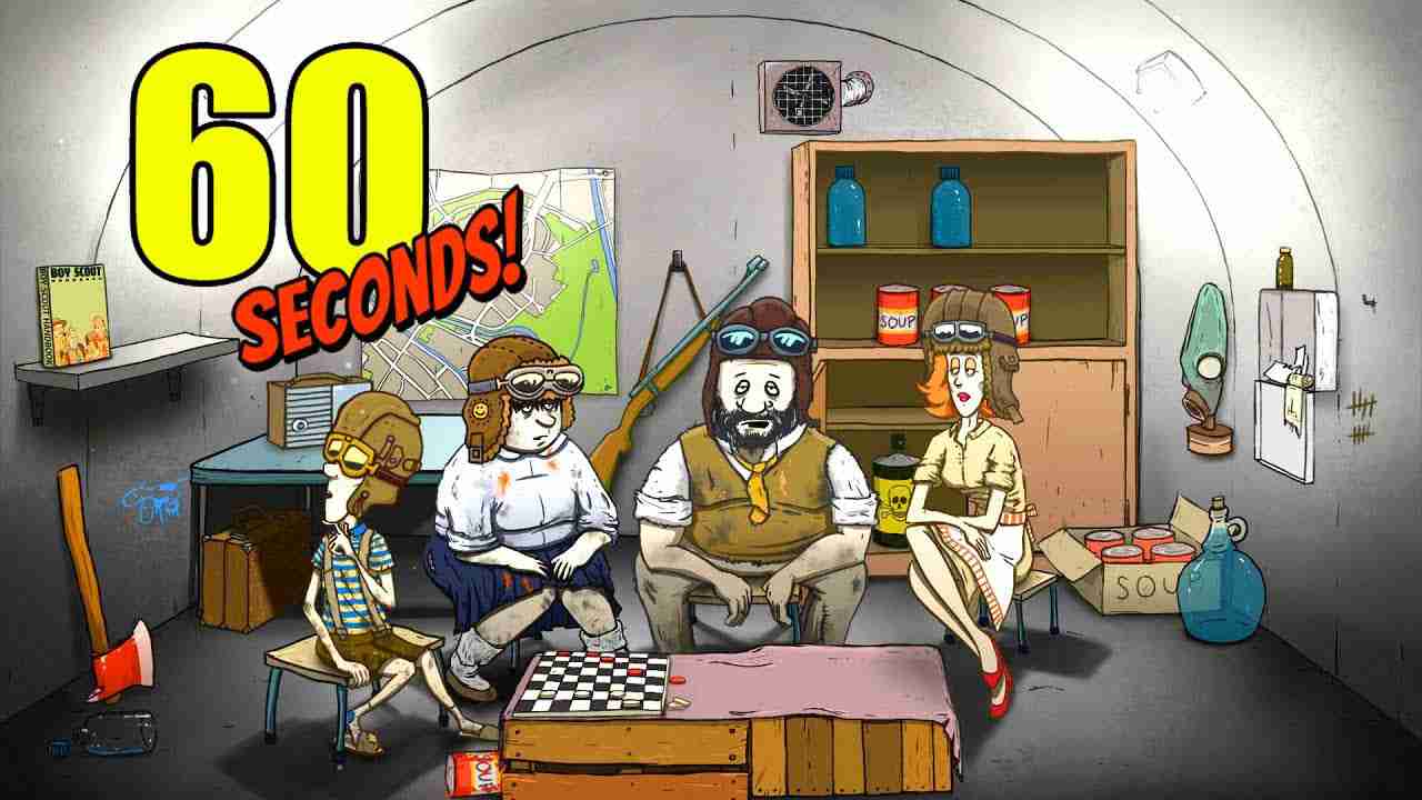 Tải 60 Seconds Atomic Adventure 1.3.147 MOD Menu VIP, Rất Nhiều Tài Nguyên, Thức Ăn, Nước, Việt Hóa Tiếng Việt APK