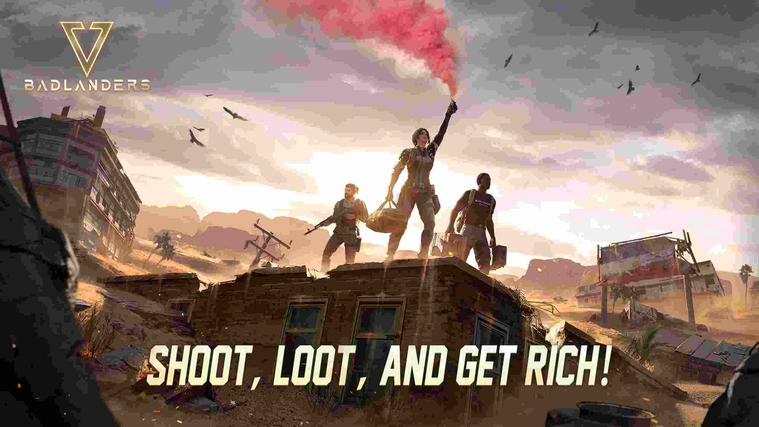 Badlanders 1.9 MOD Menu VIP, Full Tiền, Wall Hack, WireFrame APK