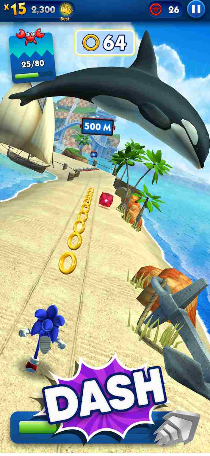 Game Sonic Dash 