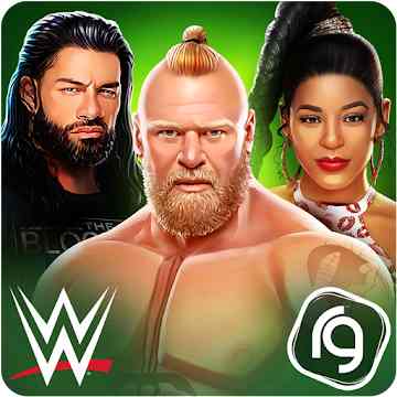 WWE Mayhem 1.81.12 MOD Menu VIP, Lots of Money gold, All characters superstars unlocked APK icon