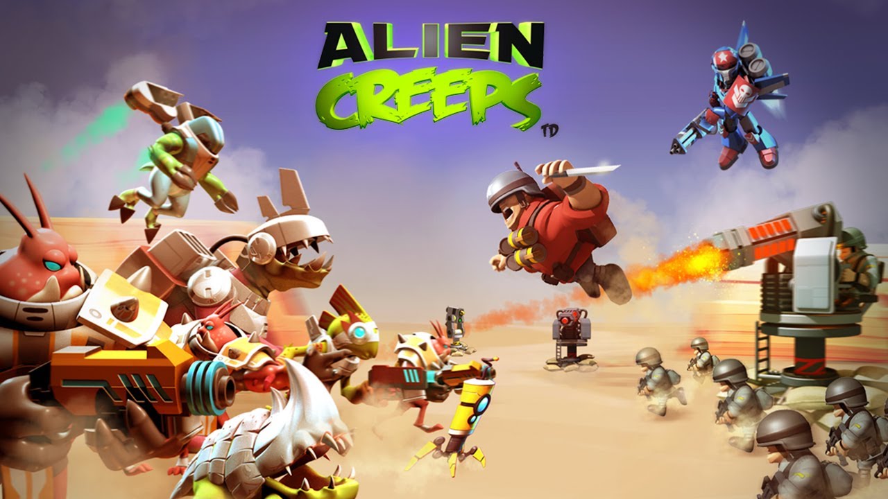 Alien Creeps TD 2.32.7 MOD VIP, Rất Nhiều Tiền APK