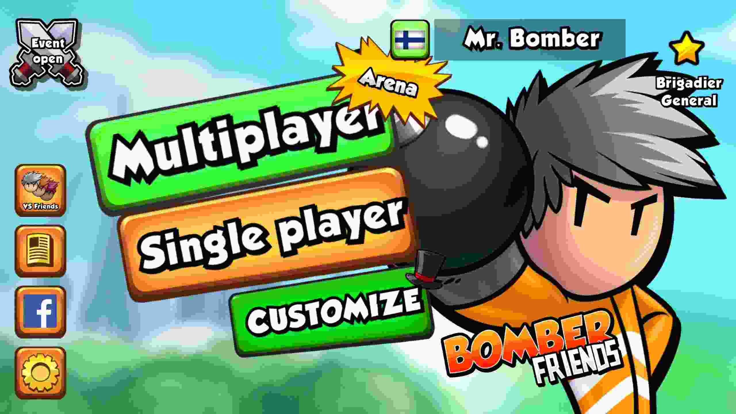 Bomber Friends 5.19 MOD Menu VIP, Lots of Money, gems, gold bars, God Mode APK