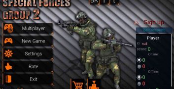 Special Forces Group 2 4.21 MOD Menu VIP, Lots of Money ammo, Unlocked all skins, God mode, aimbot APK image