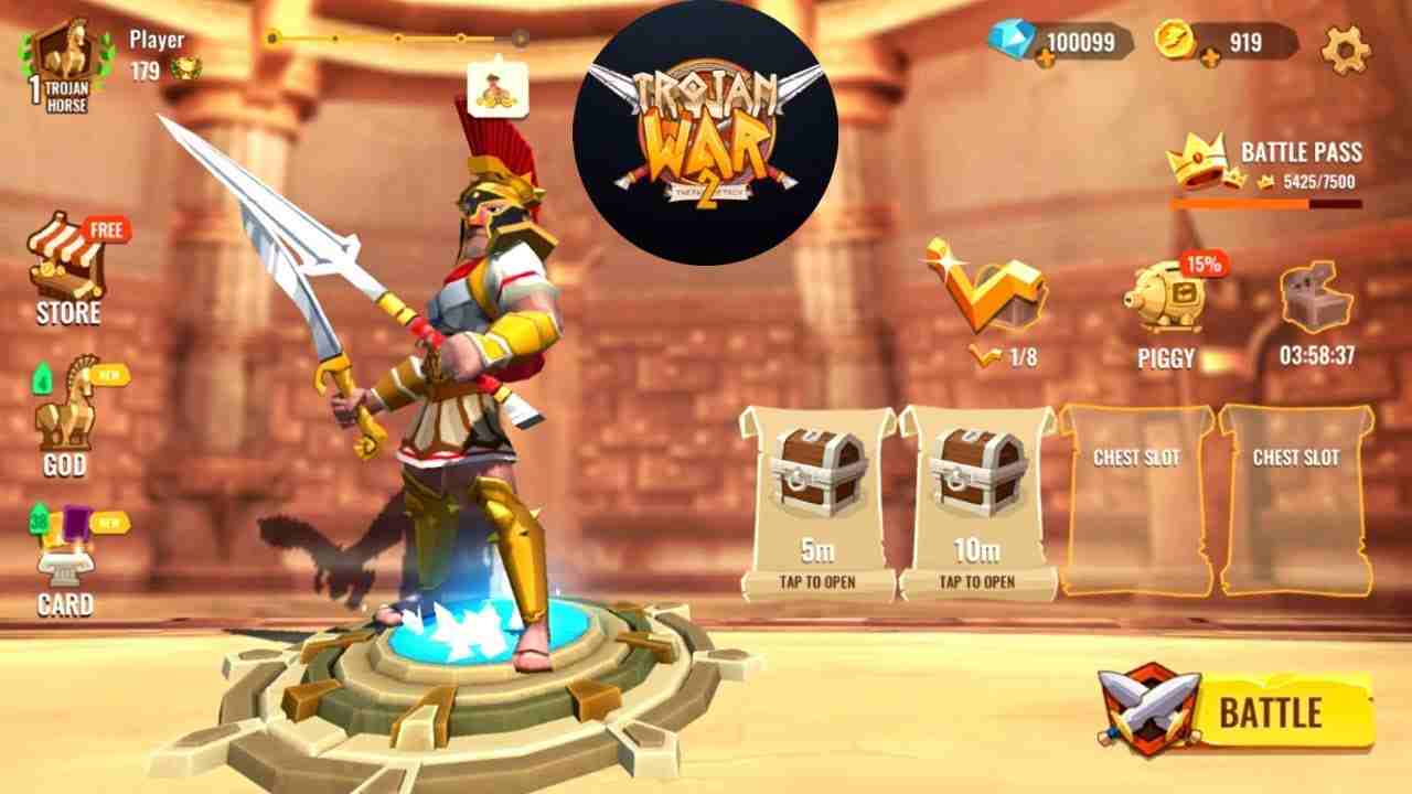 Trojan War 2 2.1.2 MOD Đã Mở Khóa, Mua Sắm 0Đ APK