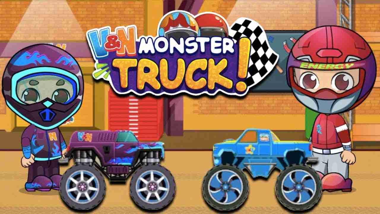 Monster Truck Vlad & Niki 1.9.9 MOD Menu VIP, Rất Nhiều Tiền, Vàng, Mở khóa, Speed APK