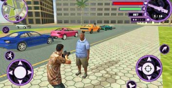 Miami Crime Simulator 3.1.9 MOD Menu VIP, Lots of Money gems, all cars unlocked APK image