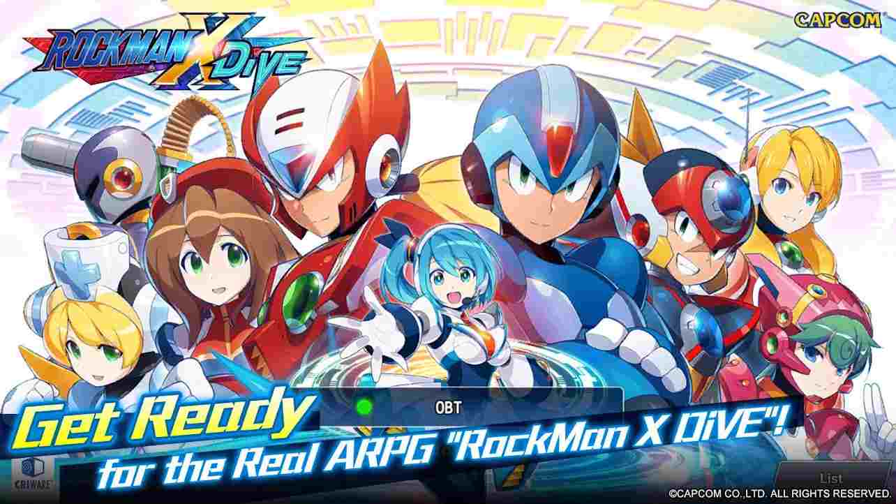 ROCKMAN X DiVE 5.1.1 MOD Menu VIP, God Mode APK