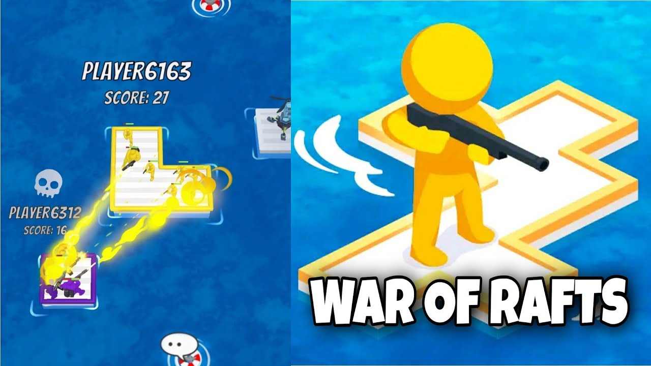 War of Rafts 0.53.05 MOD Menu VIP, Rất Nhiều Tiền, Full Kim Cương APK