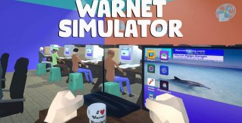 Warnet Simulator 3.3.16 MOD Menu VIP, Lots of Money gems gold, SP, LP, Keys APK image