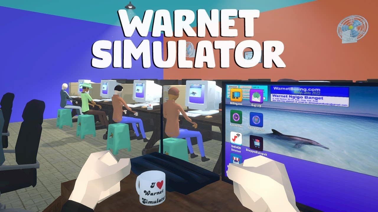 Warnet Simulator 3.3.16 MOD Menu VIP, Lots of Money gems gold, SP, LP, Keys APK