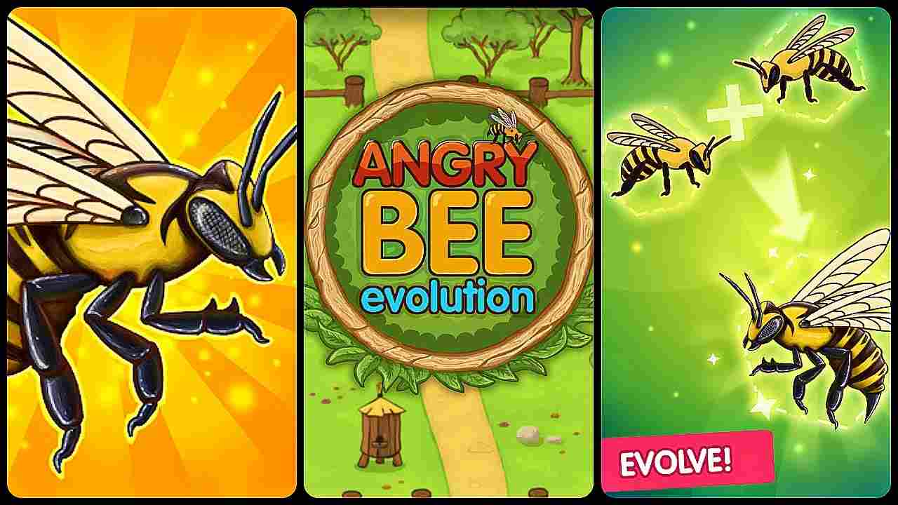 Angry Bee Evolution 4.0.1 MOD Menu VIP, Rất Nhiều Mật Ong, Hổ Phách, Rương APK