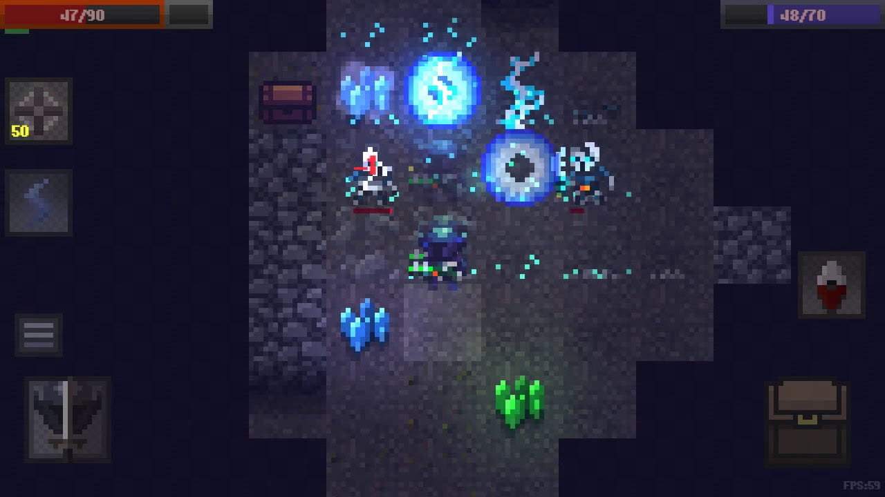 Caves Roguelike 0.95.2.93 MOD Menu VIP, Rất Nhiều Tiền APK