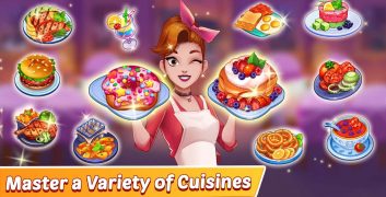 Cooking Rush 1.1.1 MOD Menu VIP, Lots of Money cards gold diamonds APK image