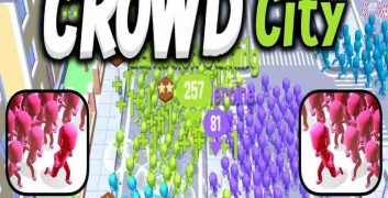 Crowd City  2.9.13 MOD Menu VIP, Unlocked Skins, Time, Speed APK image