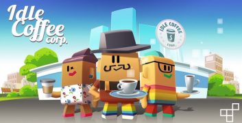 Idle Coffee Corp 2.341 MOD VIP, Lots of Money APK image