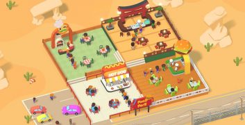 Idle Food Park Tycoon 3.3.2 MOD Menu VIP, Lots of Money and gems, speed game APK image