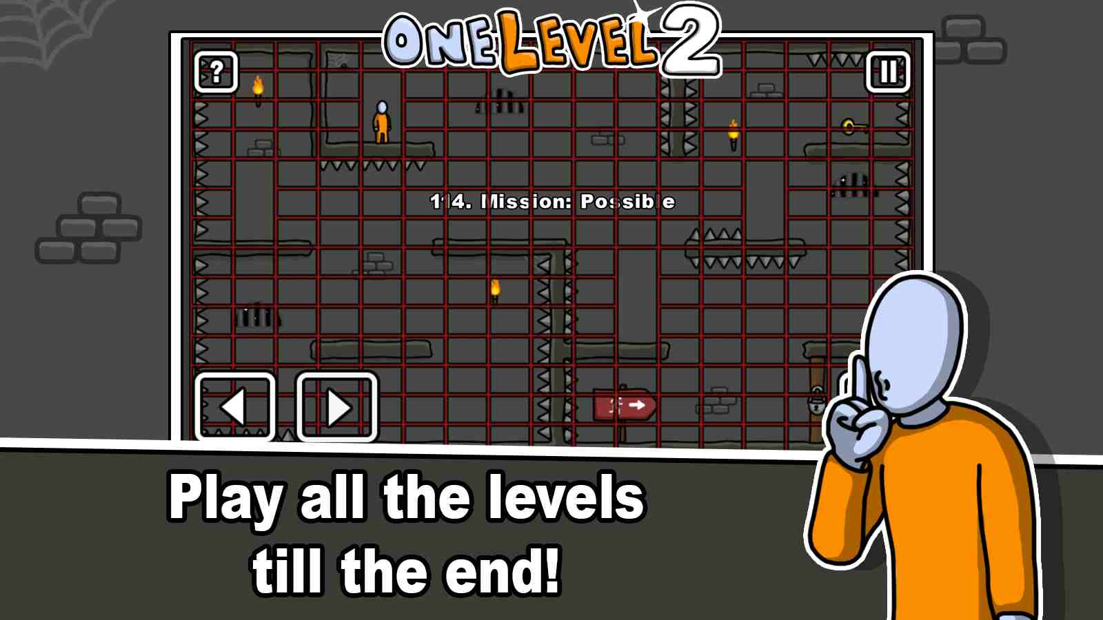 One Level 2- Stickman Jailbreak 