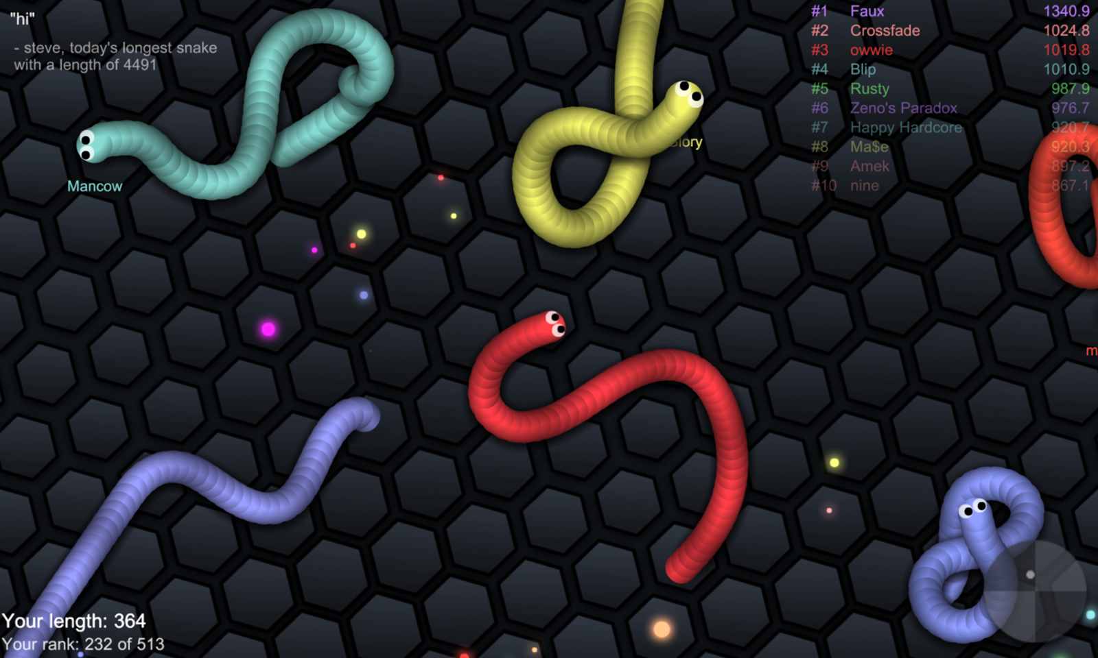 Slither.io Game