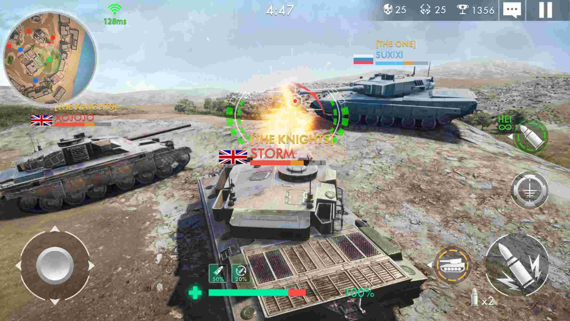 Game Tank Warfare- PvP Blitz Game 