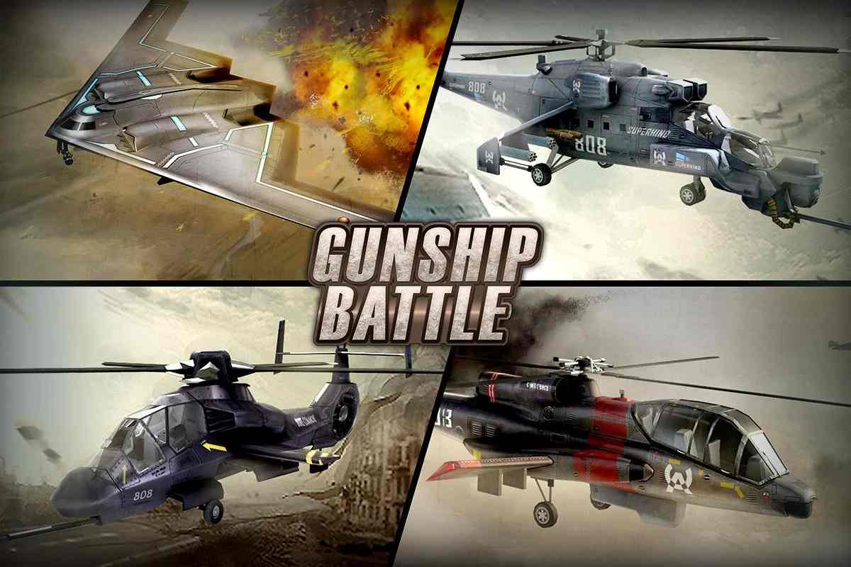 Gunship Battle 2.8.21 MOD Menu VIP, Lots of Money gold coins, all unlocked APK