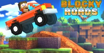 Blocky Roads 1.3.8 MOD Vô Hạn Coins, Hack tốc độ, Không có quảng cáo APK image