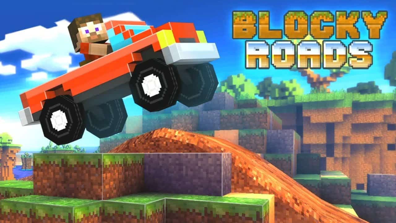 Blocky Roads 1.3.8 MOD Vô Hạn Coins, Hack tốc độ, Không có quảng cáo APK