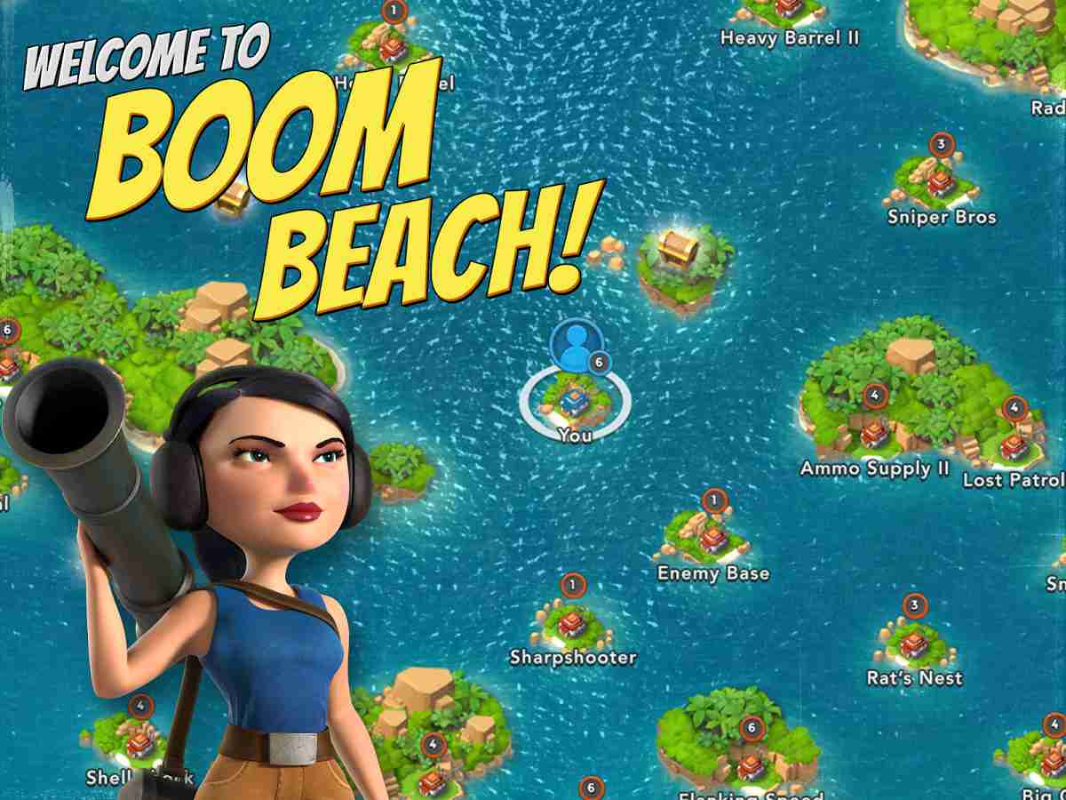 Boom Beach 53.91 MOD Menu VIP, Lots of Money diamonds everything APK