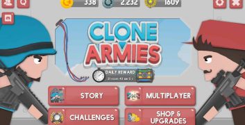 Clone Armies 9022.17.11 MOD Menu VIP, Lots of Money blue coins, unlocked all, no ban APK image