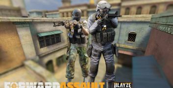 Forward Assault 1.2047 MOD Menu VIP, unlimited money, gold, skins unlocked, aimbot APK image